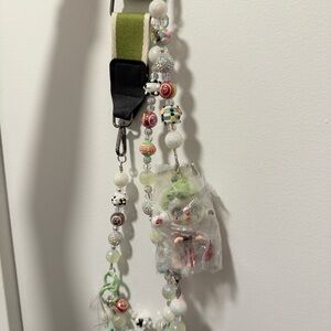Crossbody phone strap/bag strap with Popmart character